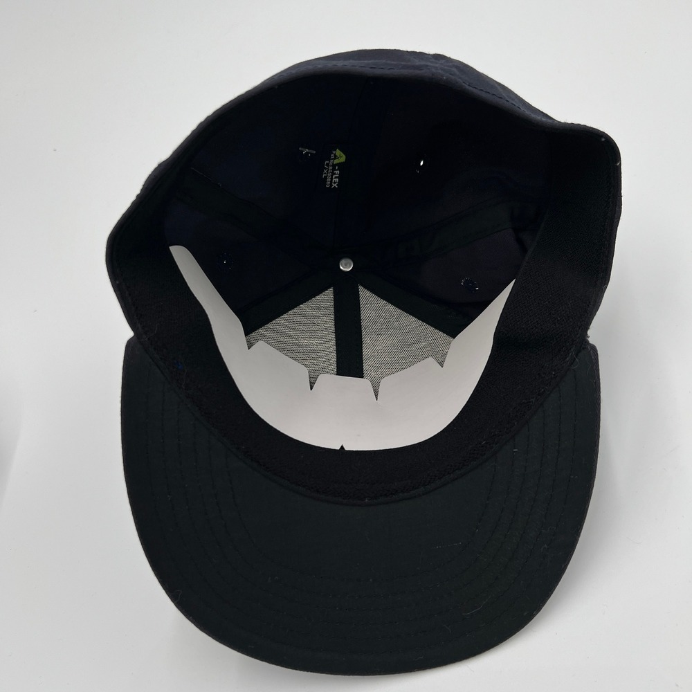 Tony Hawk A-Flex Stretch Fit Hat L/XL Blue Black Graphic Eagle Skateboard Cap - Picture 5 of 6